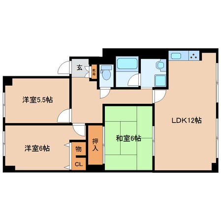 三郷駅 徒歩13分 2階の物件間取画像